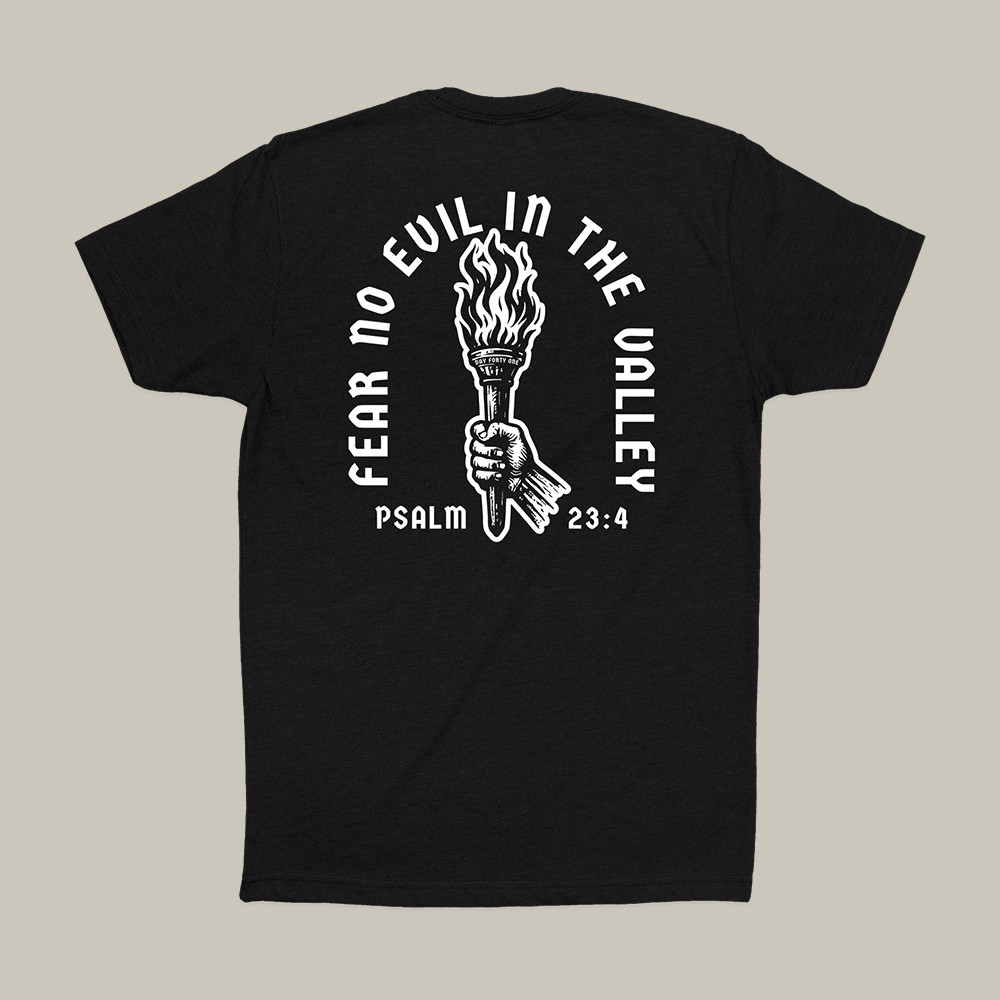 Fear No Evil Day Forty One T-Shirt Bible Verse Christian Themed Shirt Day Forty One Gift Ideas