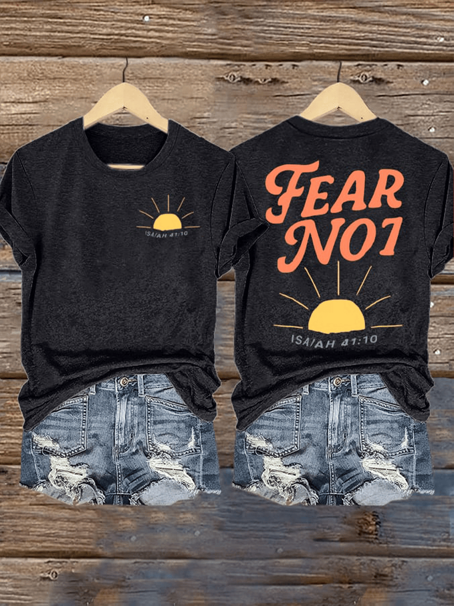 Fear Not Isaiah 41 10 Christian T-Shirt Bible Verse Faith Tee Inspirational Gift