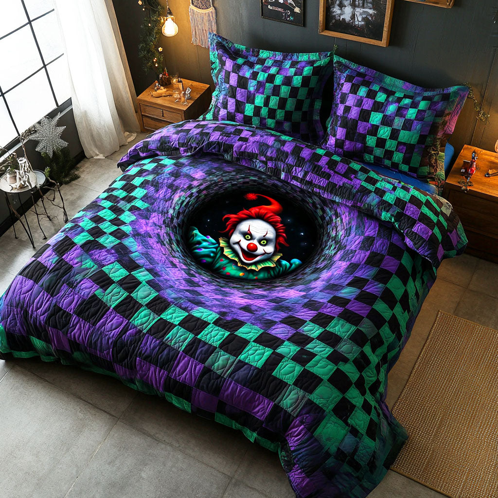 Fearful Night Quilted Bedding Set Halloween Blanket Set Owl Gifts For Men