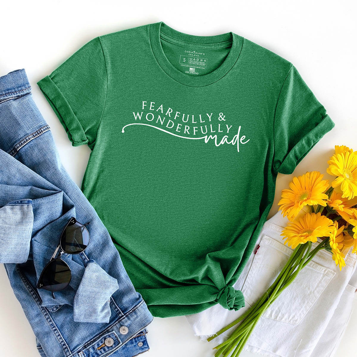Fearfully And Wonderfully Made Shirt Christian Gifts For Women