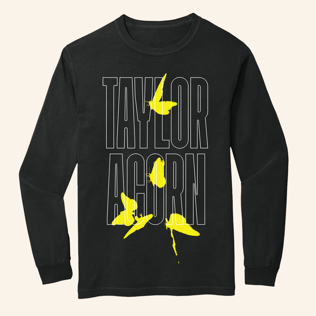 Fearless Records Merch Taylor Acorn Taylor Butterfly Long Sleeve T-Shirt Him Gifts Fearless Records Merch Taylor Acorn Taylor Butterfly Long Sleeve T-Shirt Him Gifts