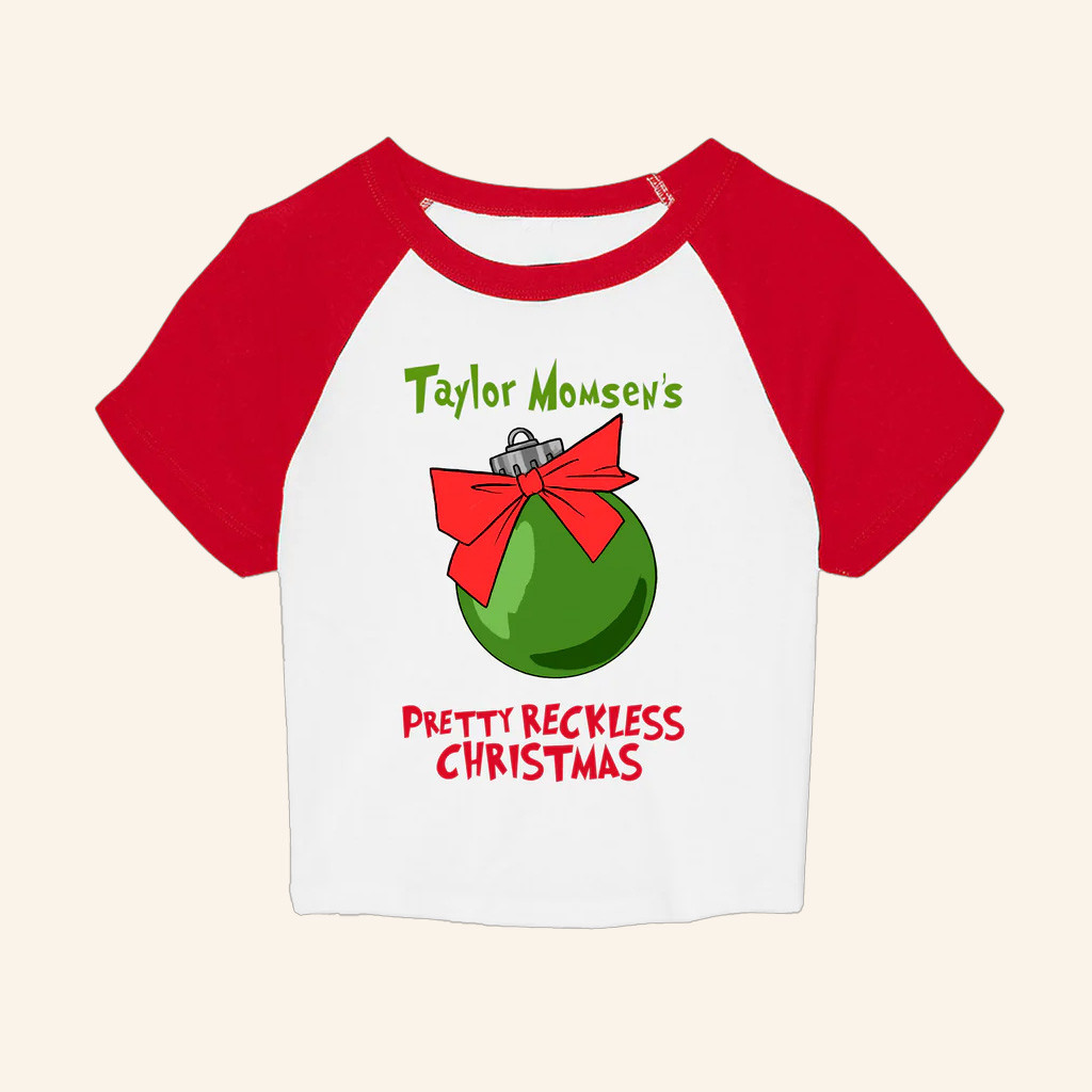 Fearless Records Merch Taylor Momsen Pretty Reckless Ornament Baby Tee Gifts For Her