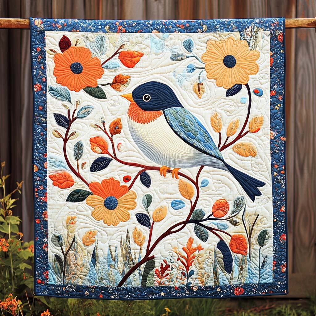 Feathered Flight Quilted Blanket Gift Ideas For Bird Lovers