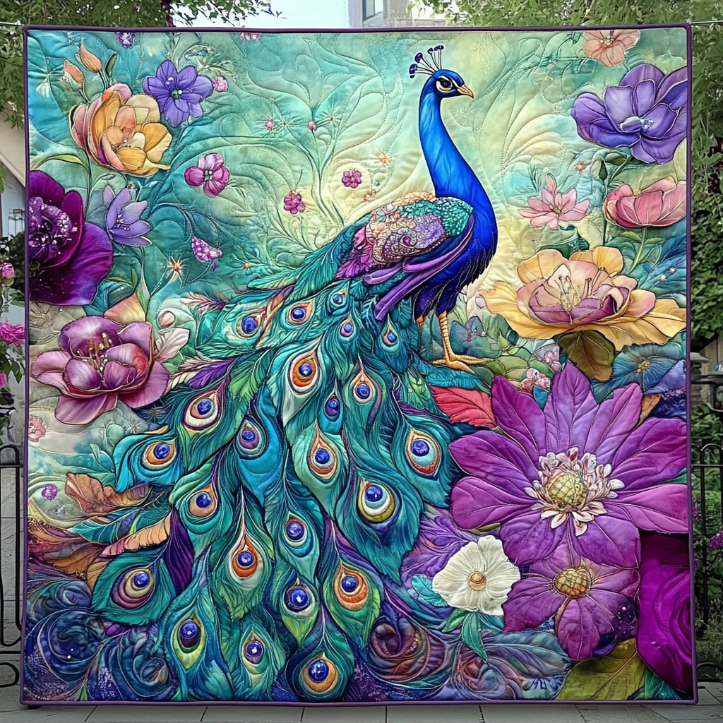 Feathers of Fantasy Quilted Blanket Gift Ideas For Bird Lovers