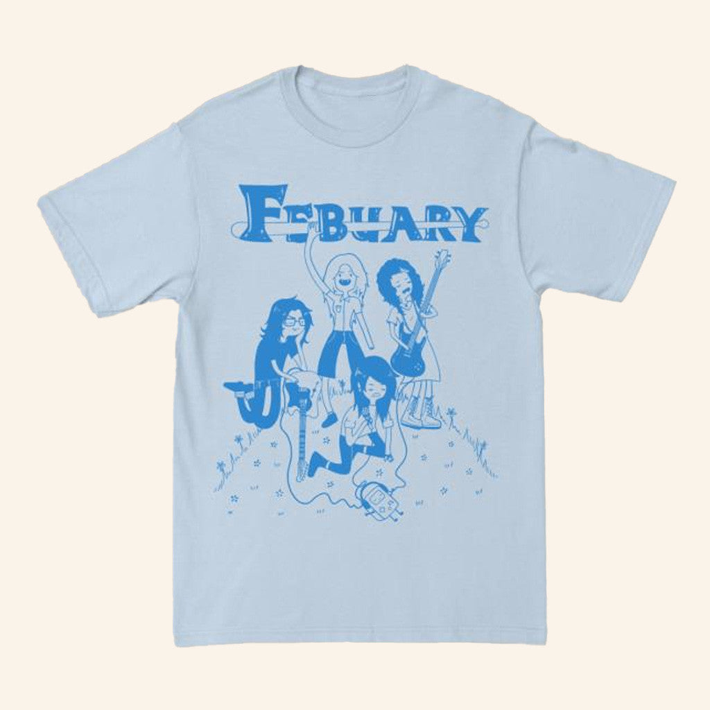 Febuary Merch Febuary Adventure Time Blue Shirt Best Gifts For Friends Febuary Merch Febuary Adventure Time Blue Shirt Best Gifts For Friends