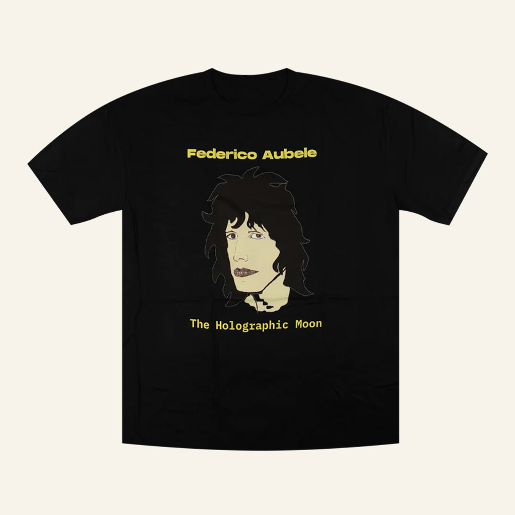 Federico Aubele Merch The Holographic Moon Black Shirt Christmas Presents For Fan