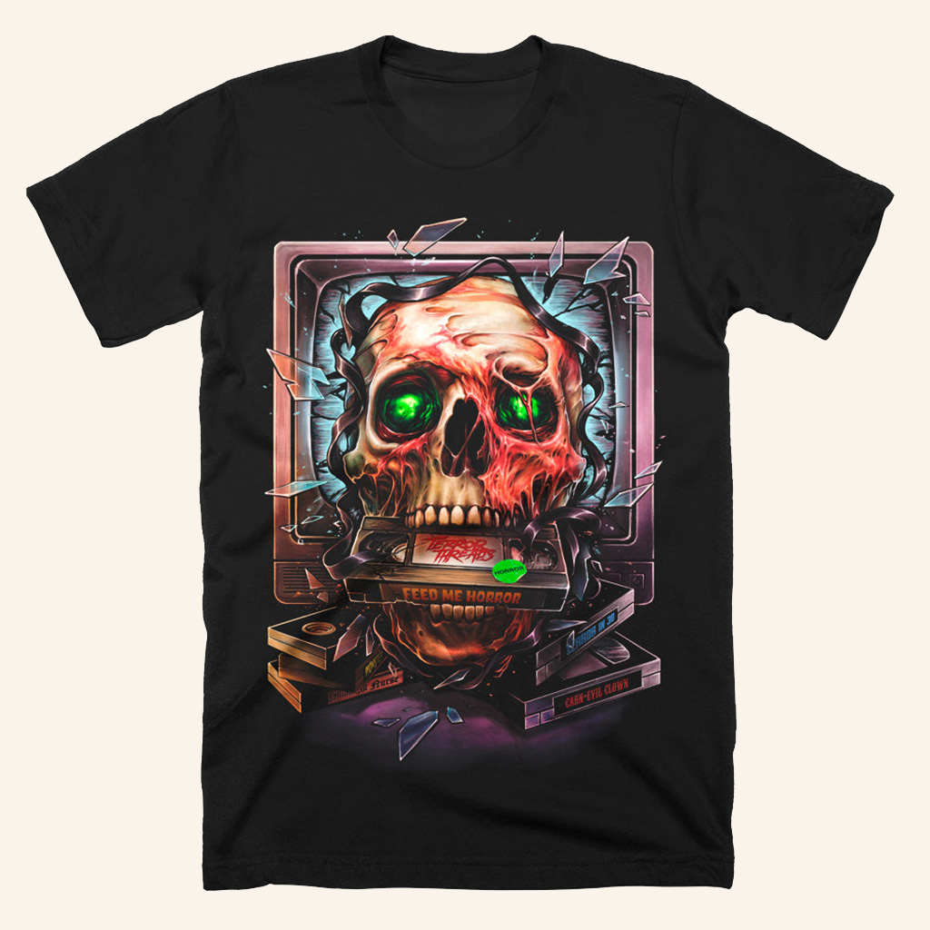 Feed Me Horror T-Shirt Halloween Apparel Gifts For Best Friends Feed Me Horror T-Shirt Halloween Apparel Gifts For Best Friends