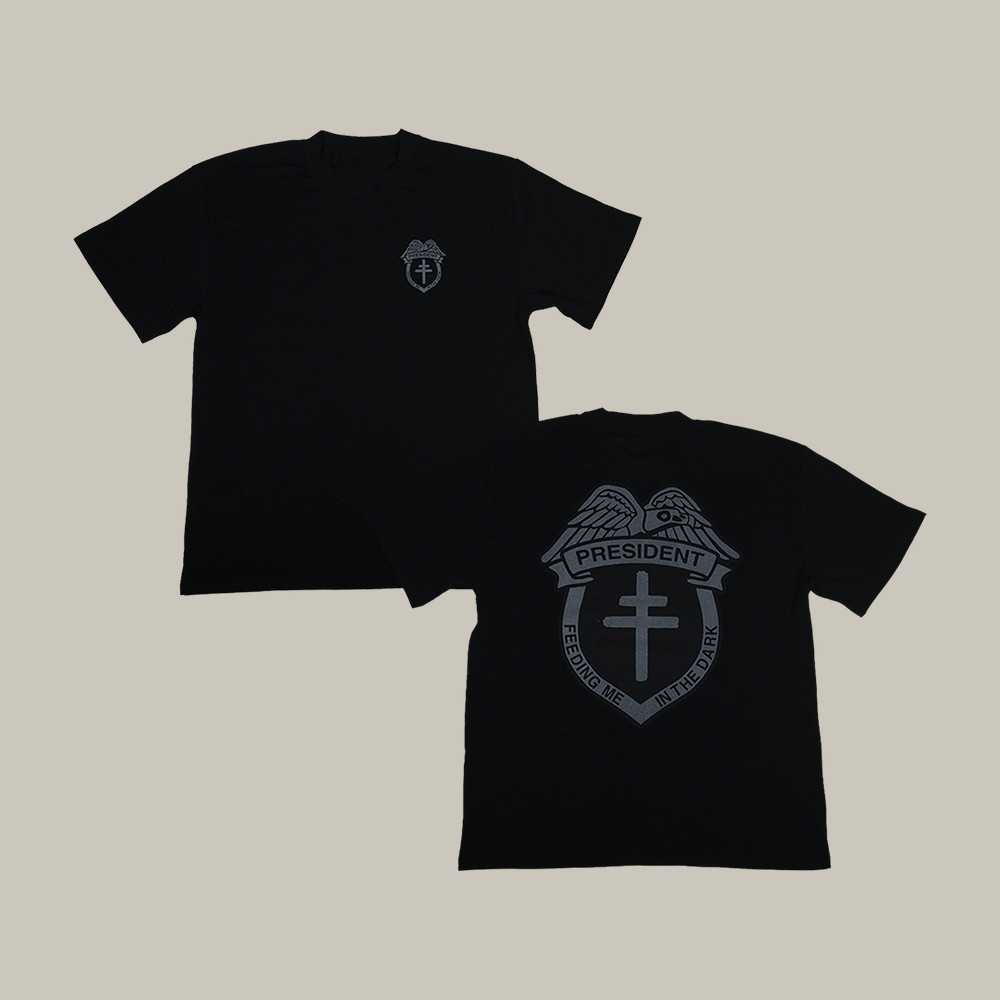 Feeding Me In The Dark PRESIDENT T-Shirt Metal Music Tee Unique Gift For PRESIDENT Fans