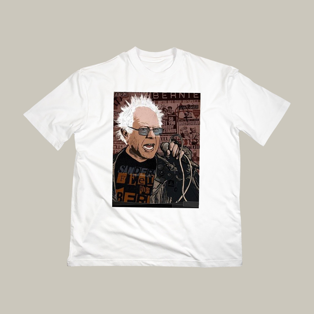 Feel The Bern The Young Turks T-Shirt Bernie So Punk Shirt Unique Present For Boyfriend