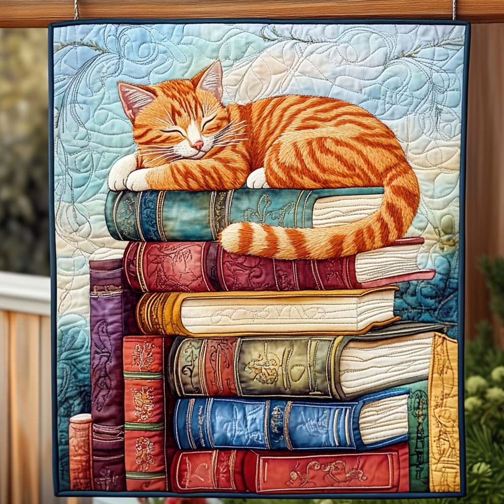 Feline Dreams Quilted Blanket Unique Gifts For Cat Lovers