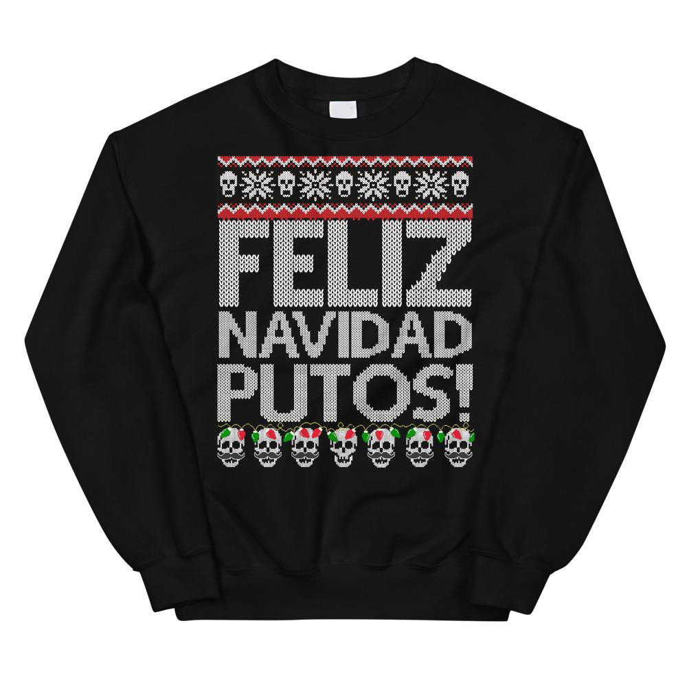 Feliz Navidad Putos Christmas Sweater Mens Women Christmas Clothing 2024 Gift