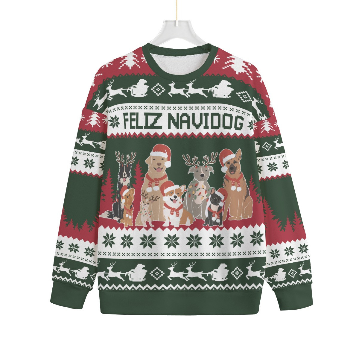 Feliz Navidog Plus Size Ugly Christmas Sweater Holiday Gift Merch That Everyone Will Adore