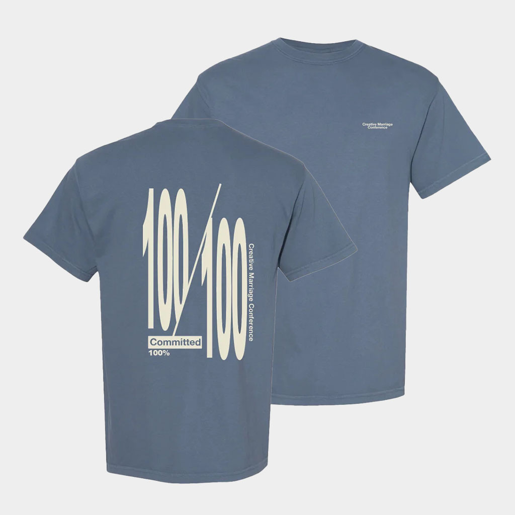 Fellowship Church Merch CMC 100 100 Committed T-Shirt Good Gifts For Boyfriend