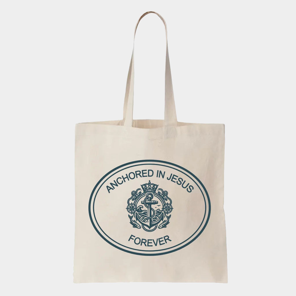 Fellowship Church Merch CMC Anchored In Jesus Forever Tote Bag Gift Ideas For Her-1 Fellowship Church Merch CMC Anchored In Jesus Forever Tote Bag Gift Ideas For Her-1