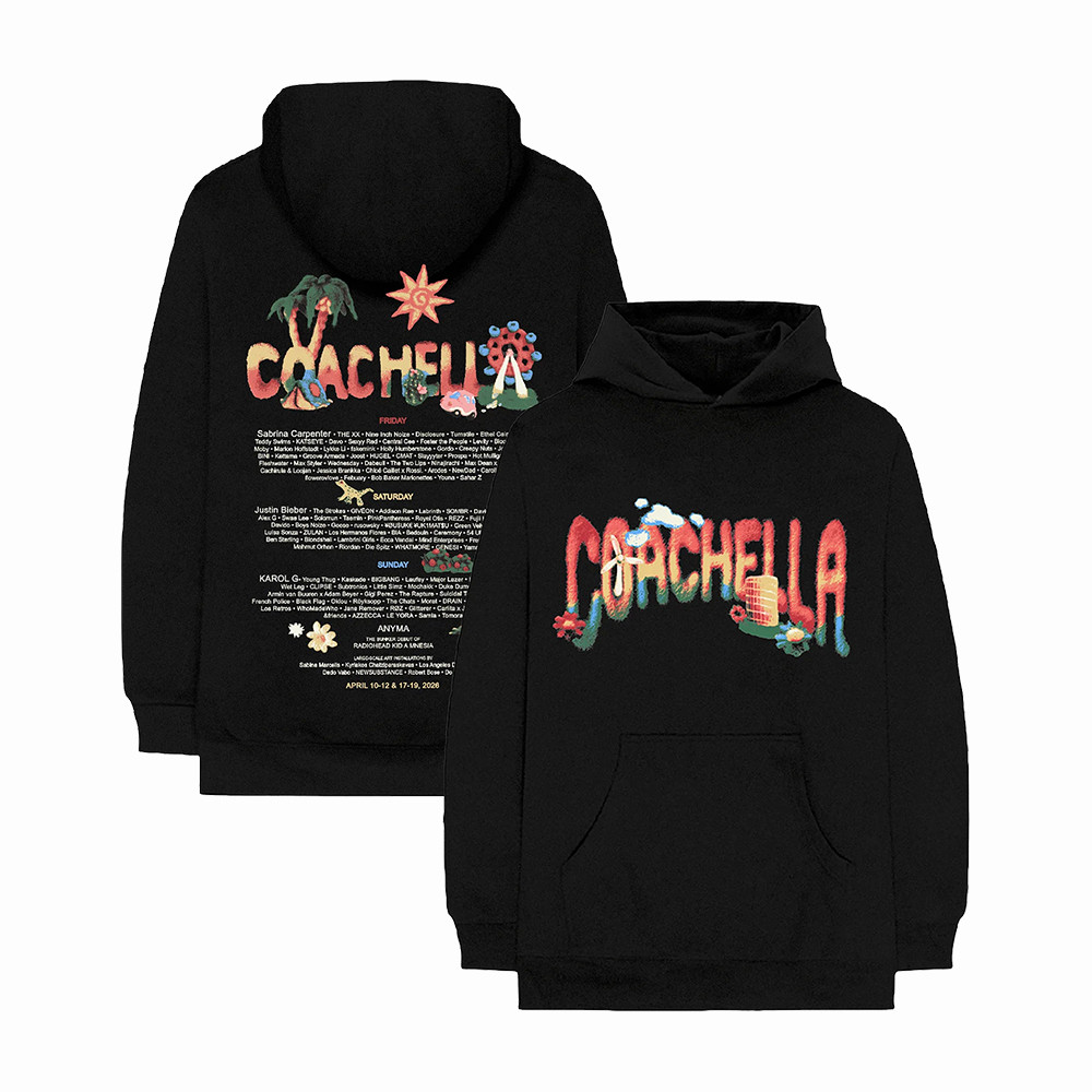 Felt Cute Lineup Coachella 2026 Hoodie Coachella Valley Music Merch Gift For Fans