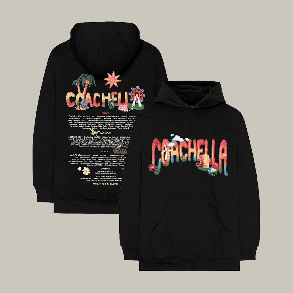Felt Cute Lineup Coachella Hoodie Coachella Music Festival 2026 Apparel Music Lover Gift