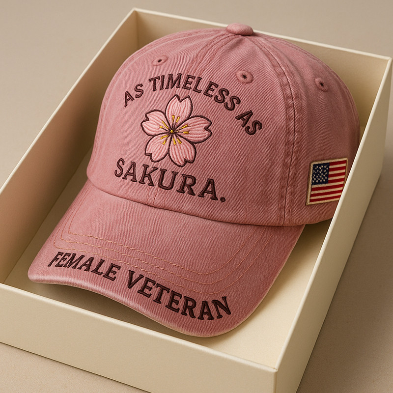 Female Veteran Hat As Timeless As Sakura Cap Great Gifts For Veterans