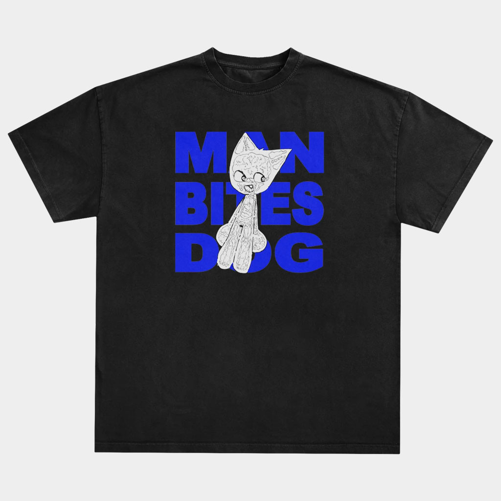 Femtanyl Merch Man Bites Dog T-Shirt Birthday Present For Him