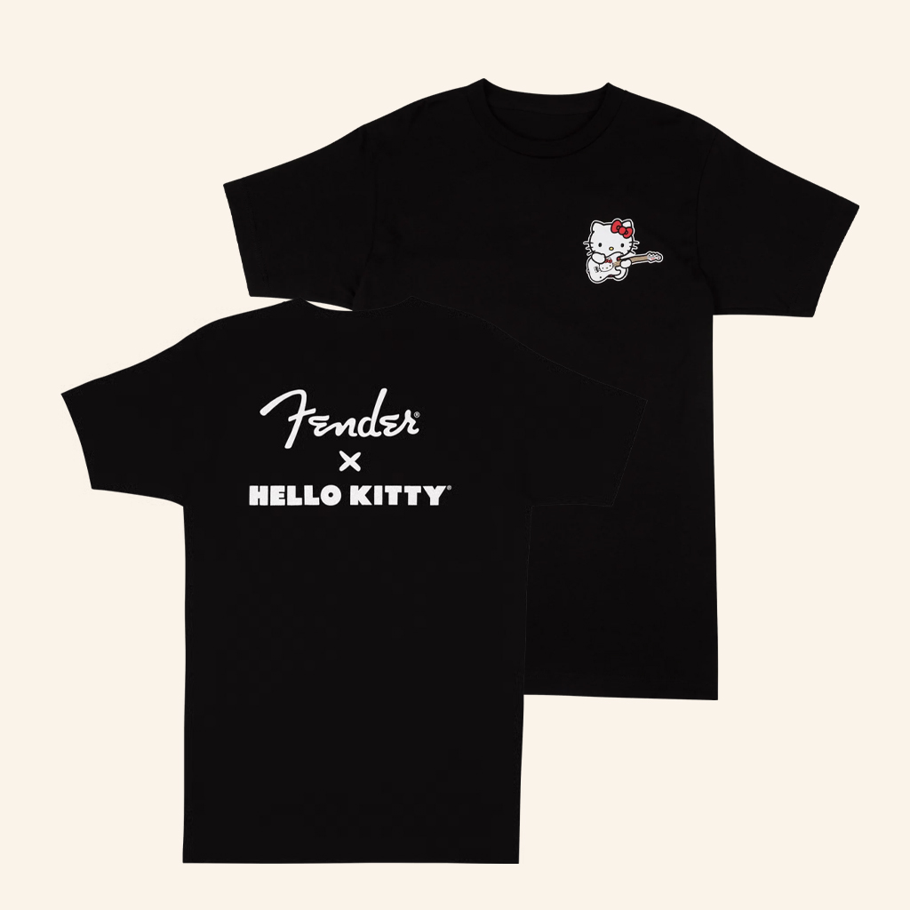 Fender Merch Fender Hello Kitty Graphic T-Shirt Christmas Gifts For Daughter Fender Merch Fender Hello Kitty Graphic T-Shirt Christmas Gifts For Daughter