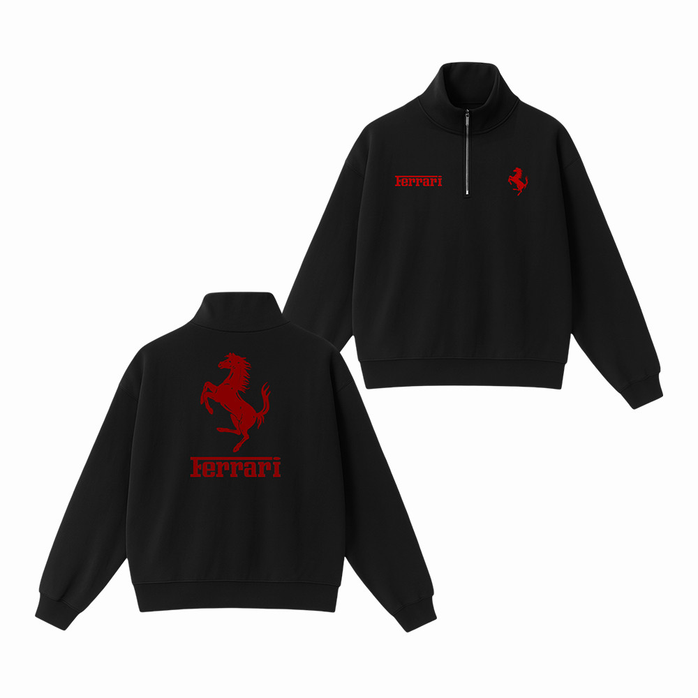 Ferrari Zip Sweatshirt Ferrari Clothing Sport Car Gift Idea For Husband