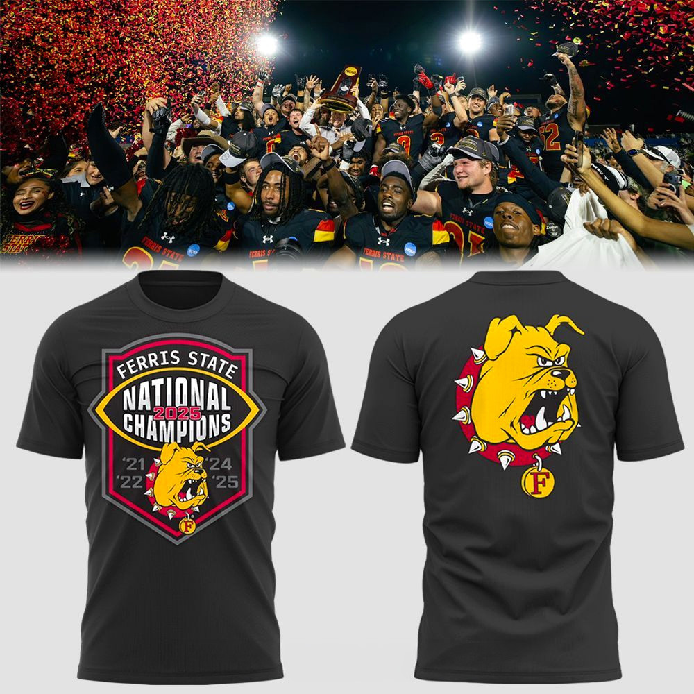 Ferris St Fb X Back To Back National Champions T-Shirt Best Birthday Gift For Husband