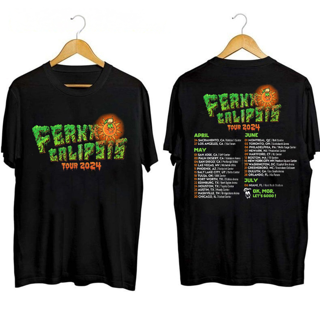 Ferxxo Calipsis Tour 2024 T-Shirt Feid Merch Gift For Hip Hop Lover