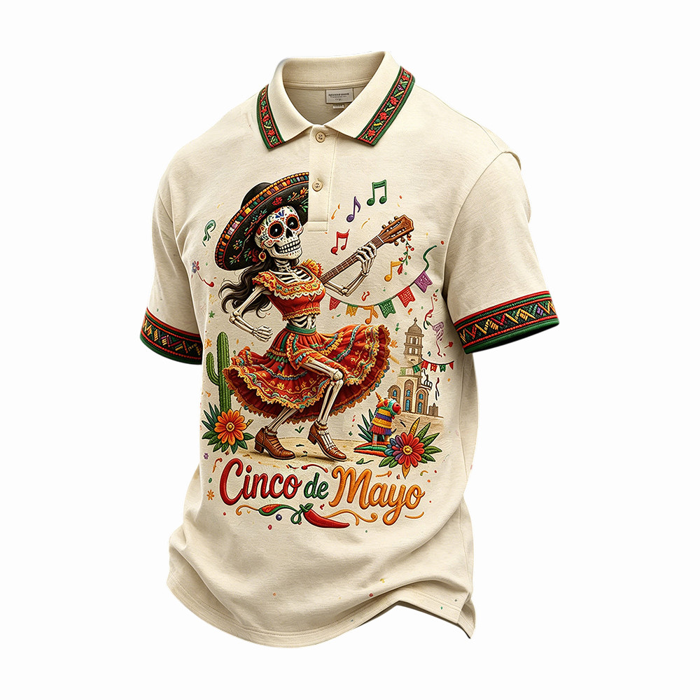 Festival Cinco De Mayo Polo Shirt Fiesta Apparel Mexican Gift Ideas