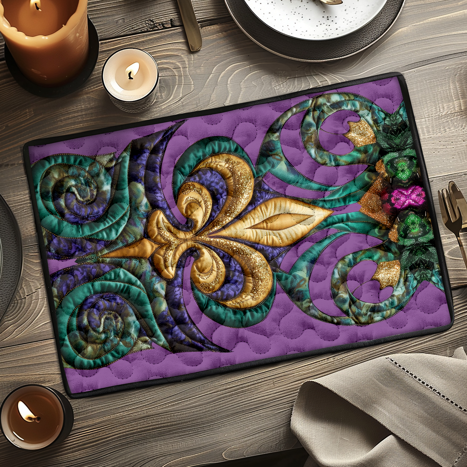 Festival Luxe Quilted Place Mat Christmas Home Dec Gifts For Mom Christmas From Daughter