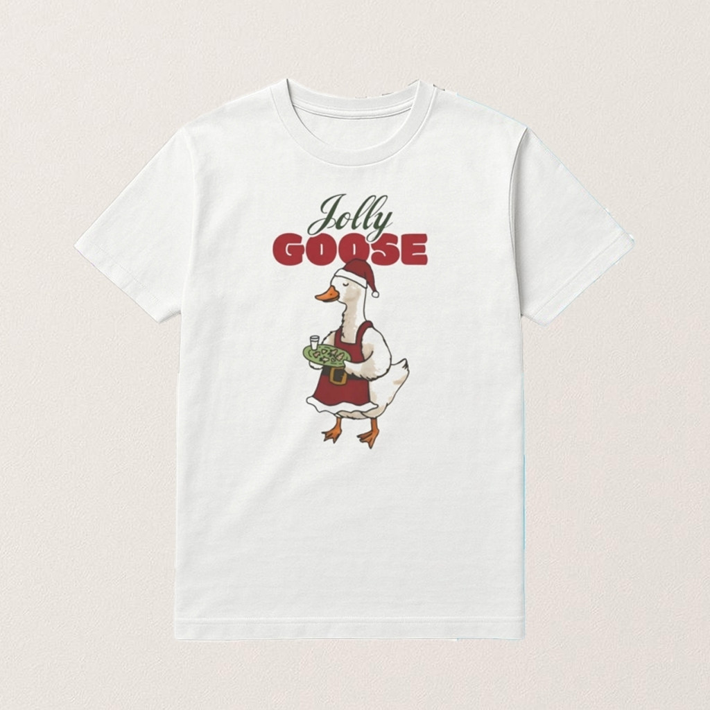 Festive Christmas Goose Jolly Goose Shirt Christmas Presents For Boyfriend