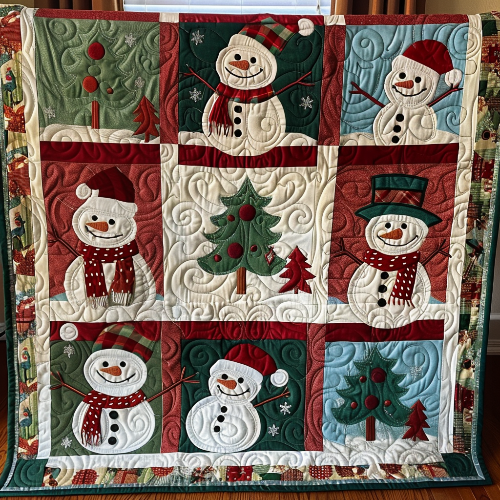 Festive Christmas Quilted Blanket Xmas Gifts For Men