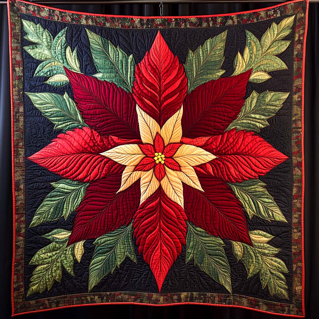 Festive Flair Quilted Bkanket Christmas Gifts For Parents
