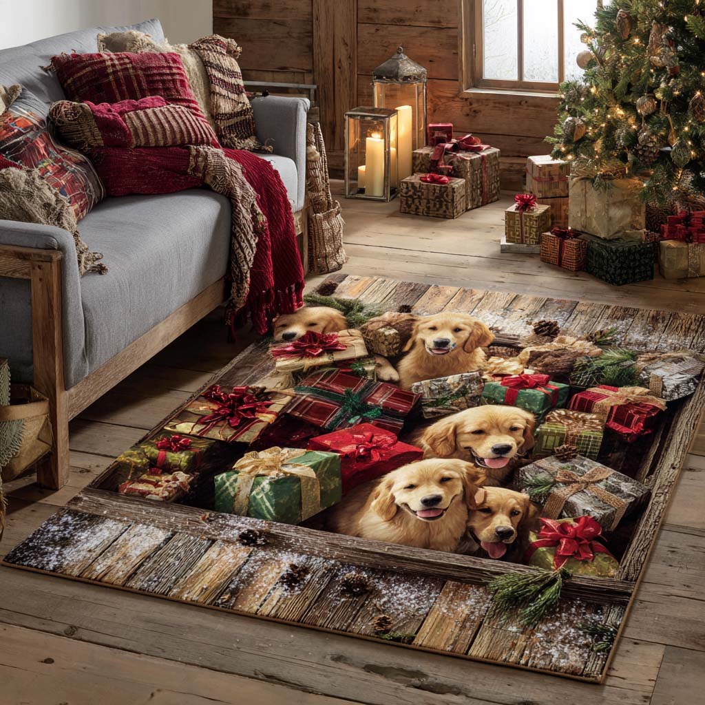 Festive Golden Nest Area Rug Foyer Decor Ideas Cute Gifts For Dog Lovers Owners