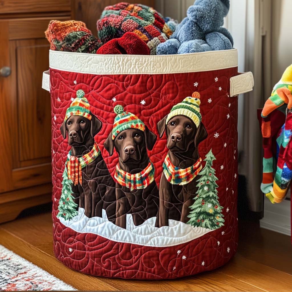 Festive Pals Quilted Laundry Basket Top Choice For Housewarming