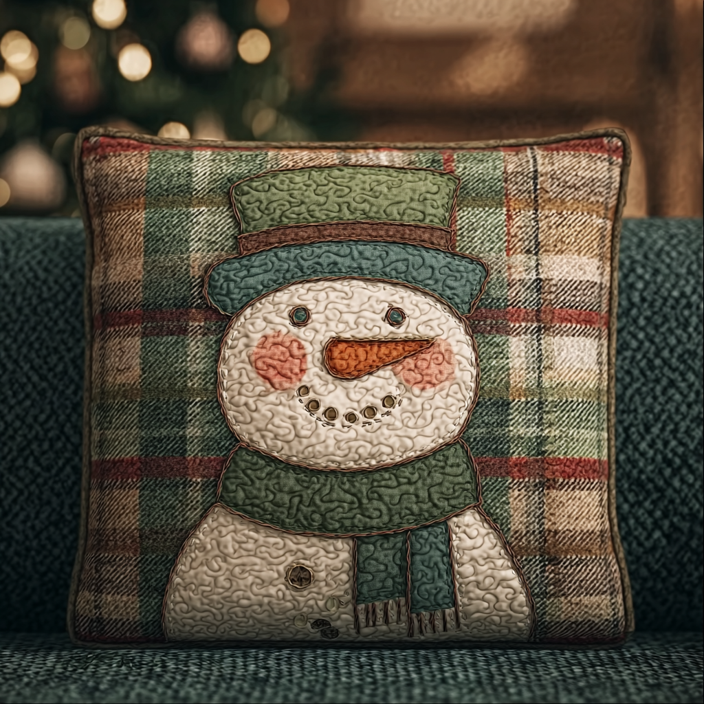 Festive Patchwork Quilted Pillow Case Holiday Pillow Covers Xmas Gifts For Wife