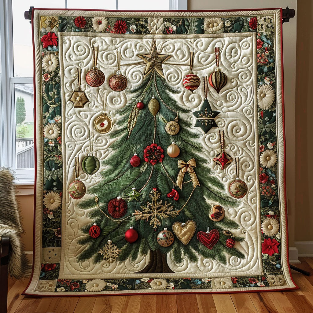 Festive Pine Quilt Soft Quilt Blanket to Add Style and Warmth