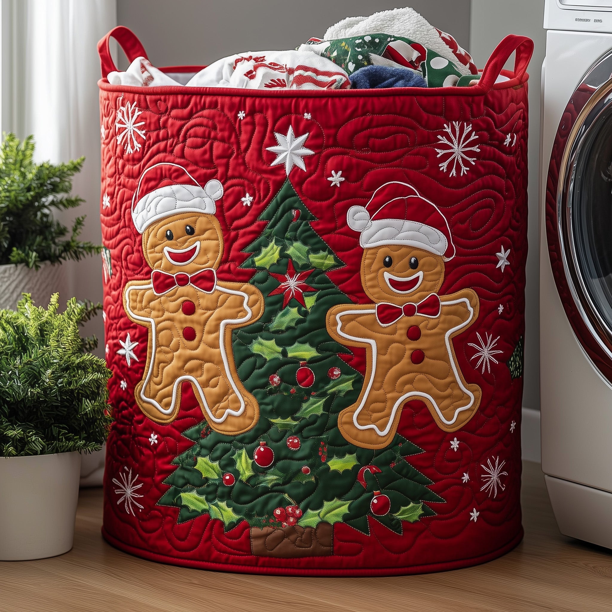 Festive Quilted Laundry Basket Christmas Ideas For Wife