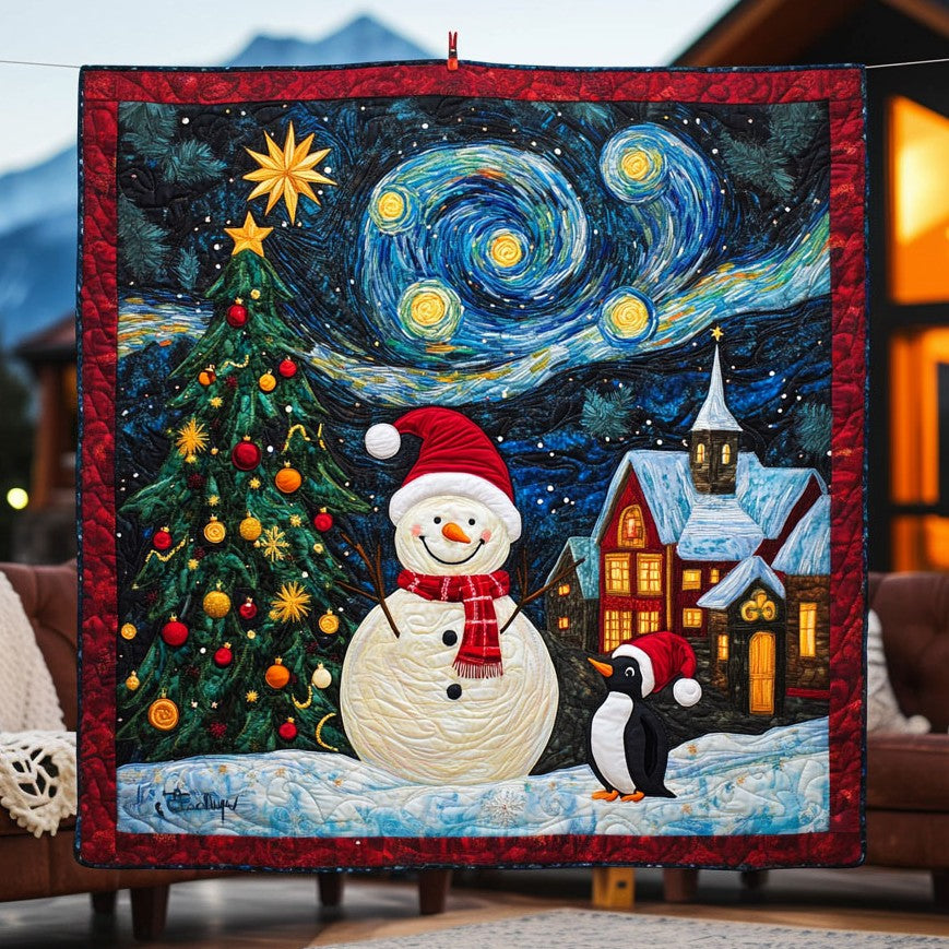 Festive Snowmen Quilt Blanket Christmas Throws Best Presents For Teenage Guys