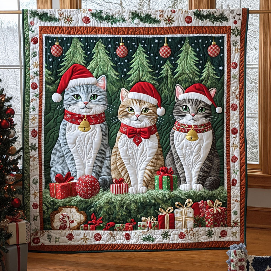 Festive Trio Quilt Home Essential Gift Cozy Quilt Blanket