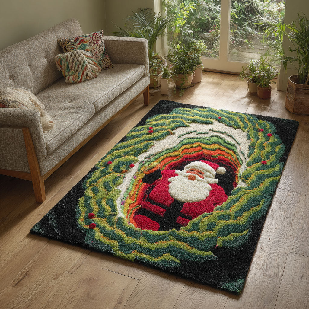 Festive Tunnel Area Rug Dining Table Accessories Gifts For Christmas For Mother In Law