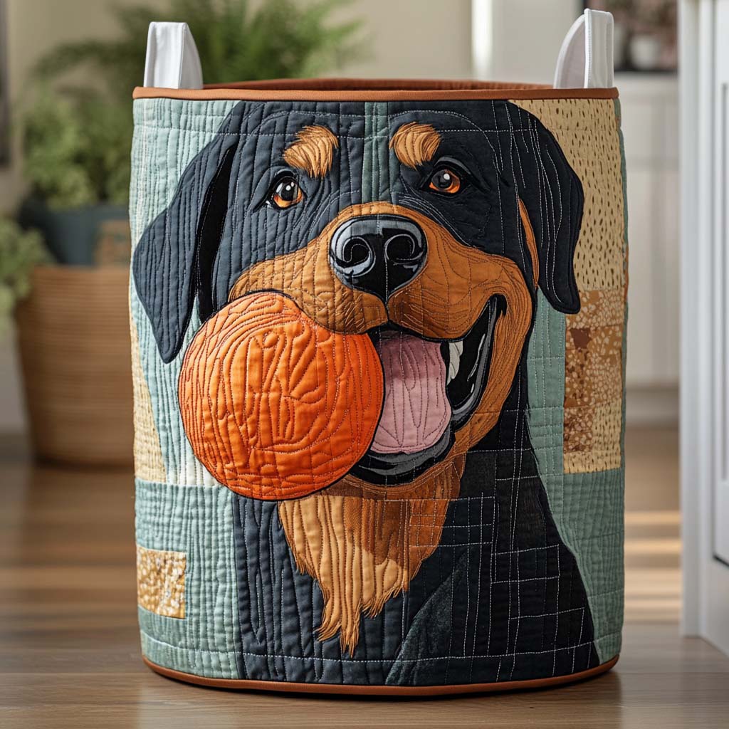 Fetch Master Quilted Laundry Basket Soft Quilted Laundry Basket for Daily Home Use