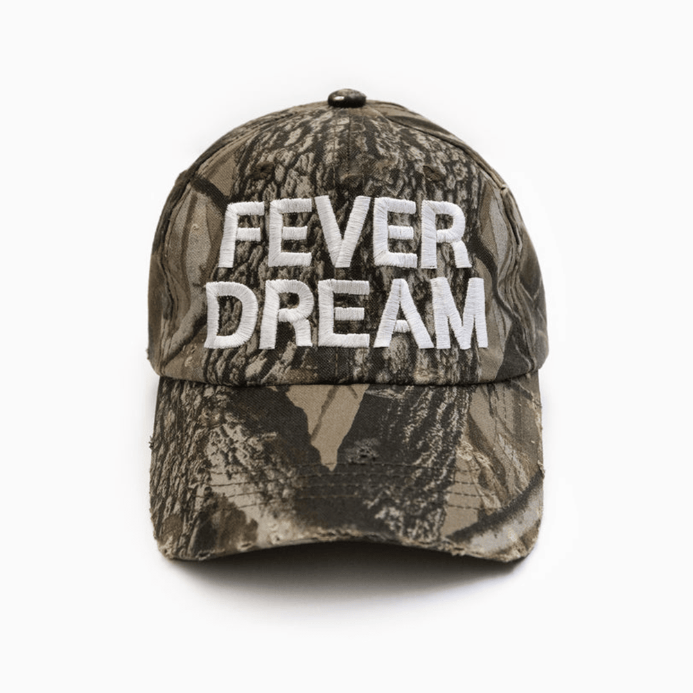 Fever Dream Hat Embroidered Camo Hat Father's Day Gifts For Husband Fever Dream Hat Embroidered Camo Hat Father's Day Gifts For Husband