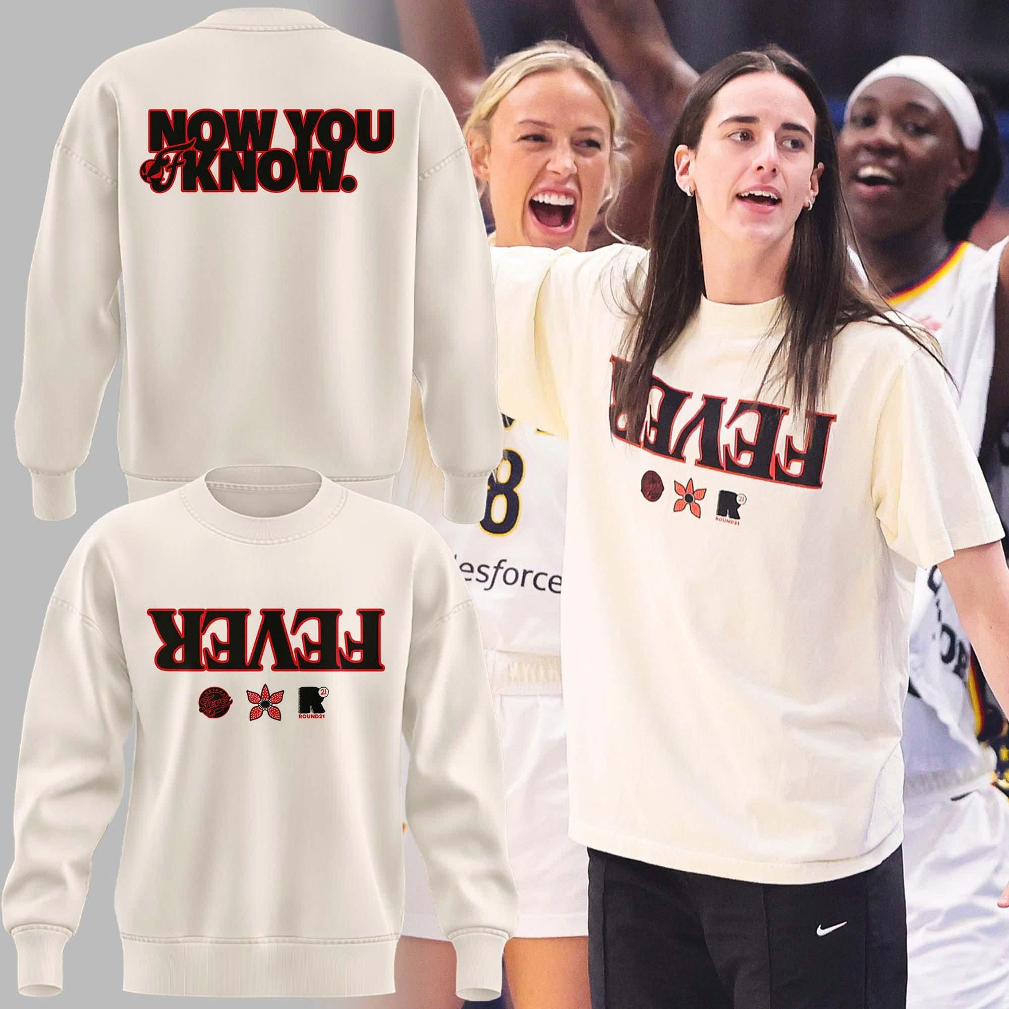 Fever Stranger Things Limited Edition Sweatshirt Unique Gifts For Basketball Lovers