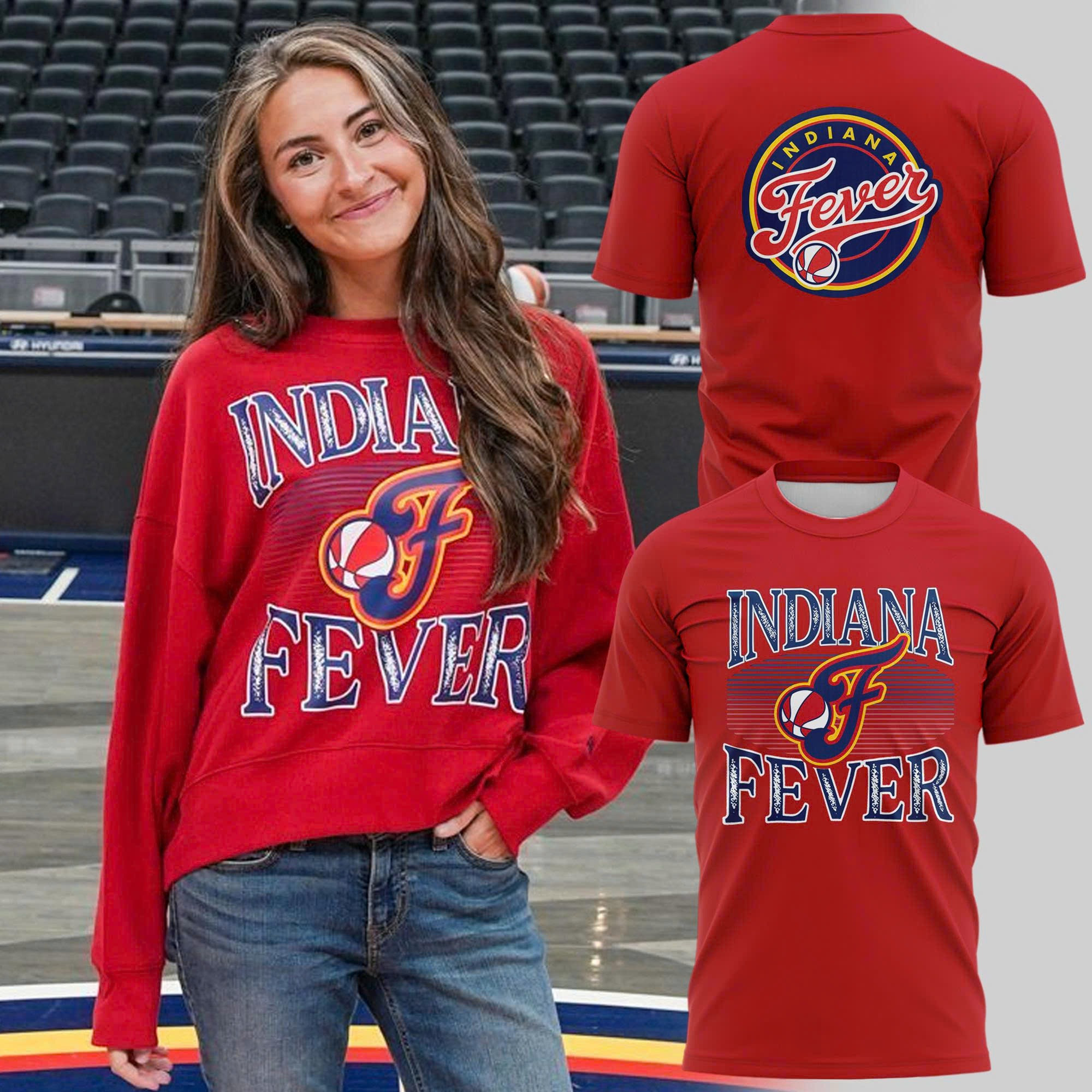 Fever Stranger Things Red T-Shirt Good Gifts For Basketball Lovers