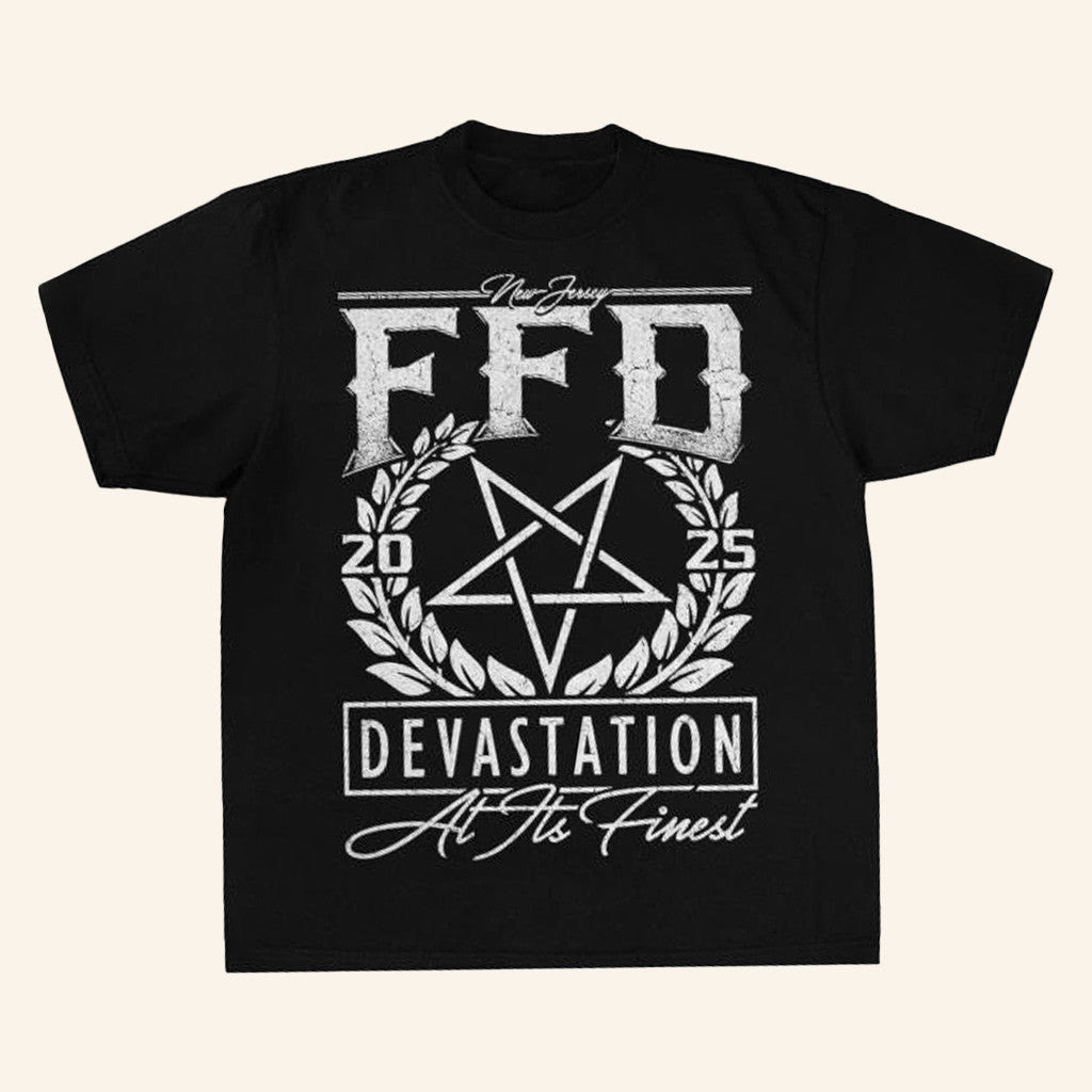 FFD Official Merch Devastation T-Shirt Gifts For Boyfriend