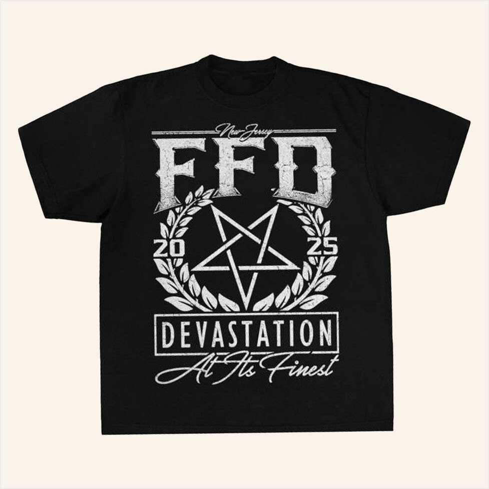 FFD Official Merch Devastation T-Shirt Gifts For Boyfriend Birthday Gifts For Friends