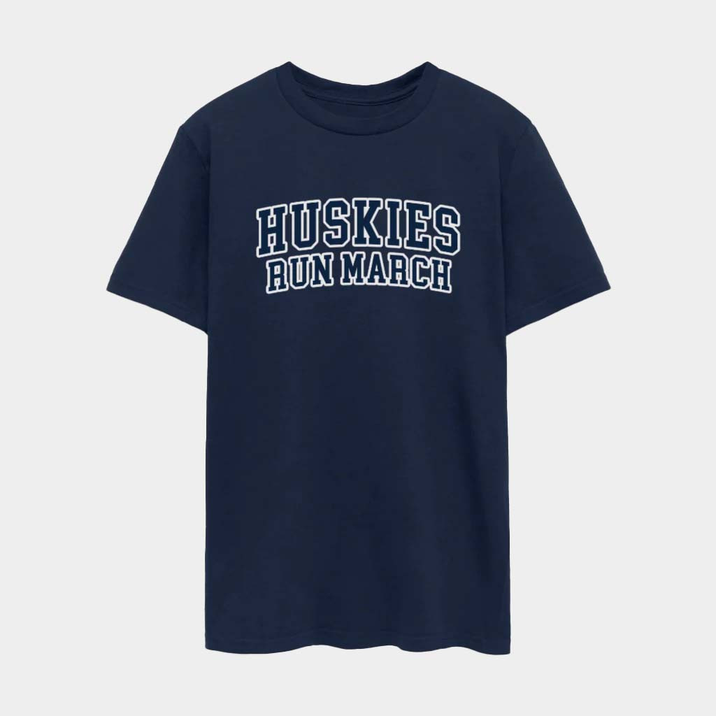 Field Of 68 Merch Huskies Run March T-Shirt Birthday Ideas For Husband