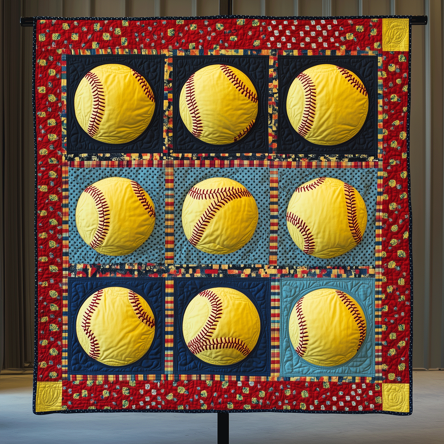 Field of Dreams Quilted Blanket Cute Blankets For Girlfriend