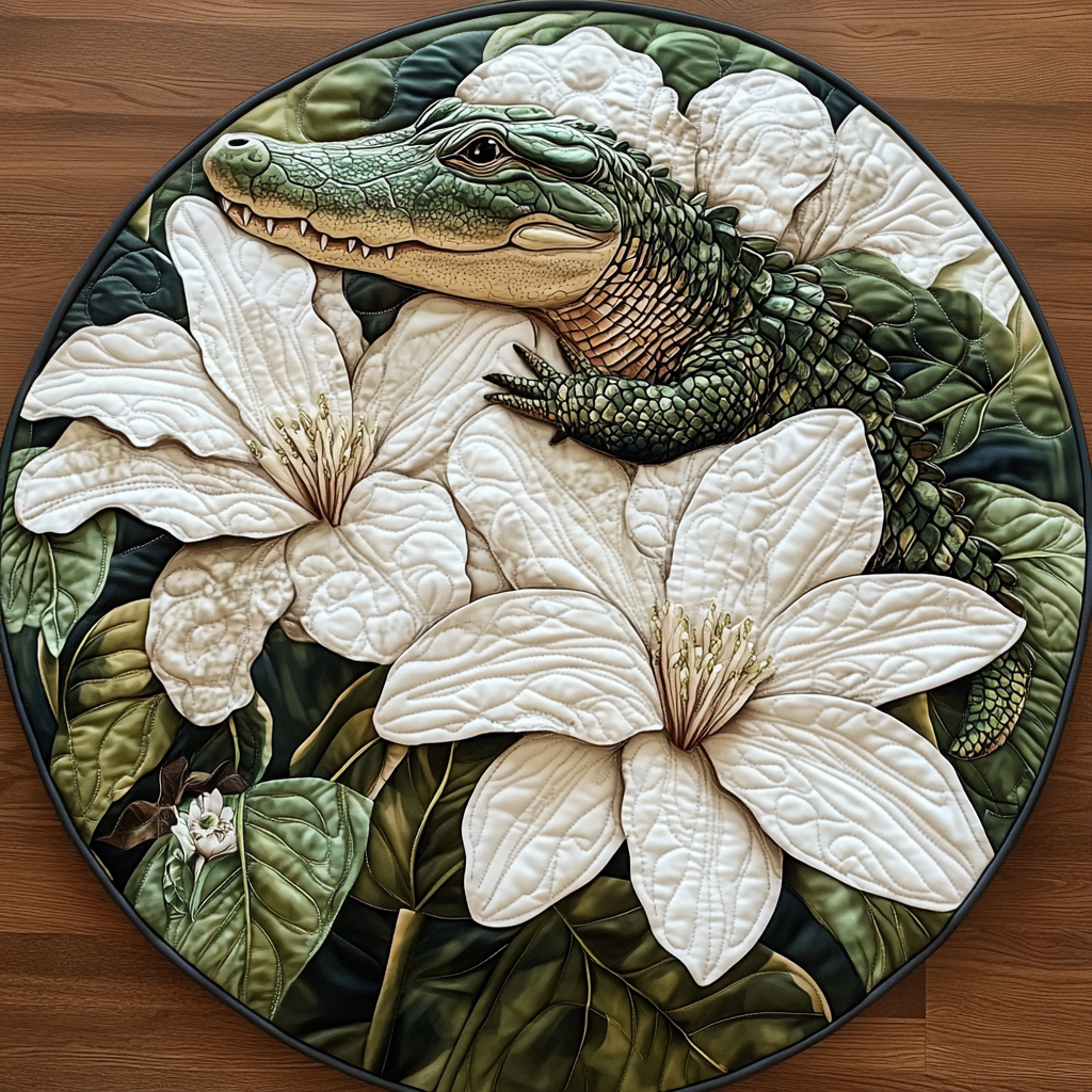 Fierce Beauty Quilted Round Mat Entryway Rug Ideas Farmer Fathers Day Gifts