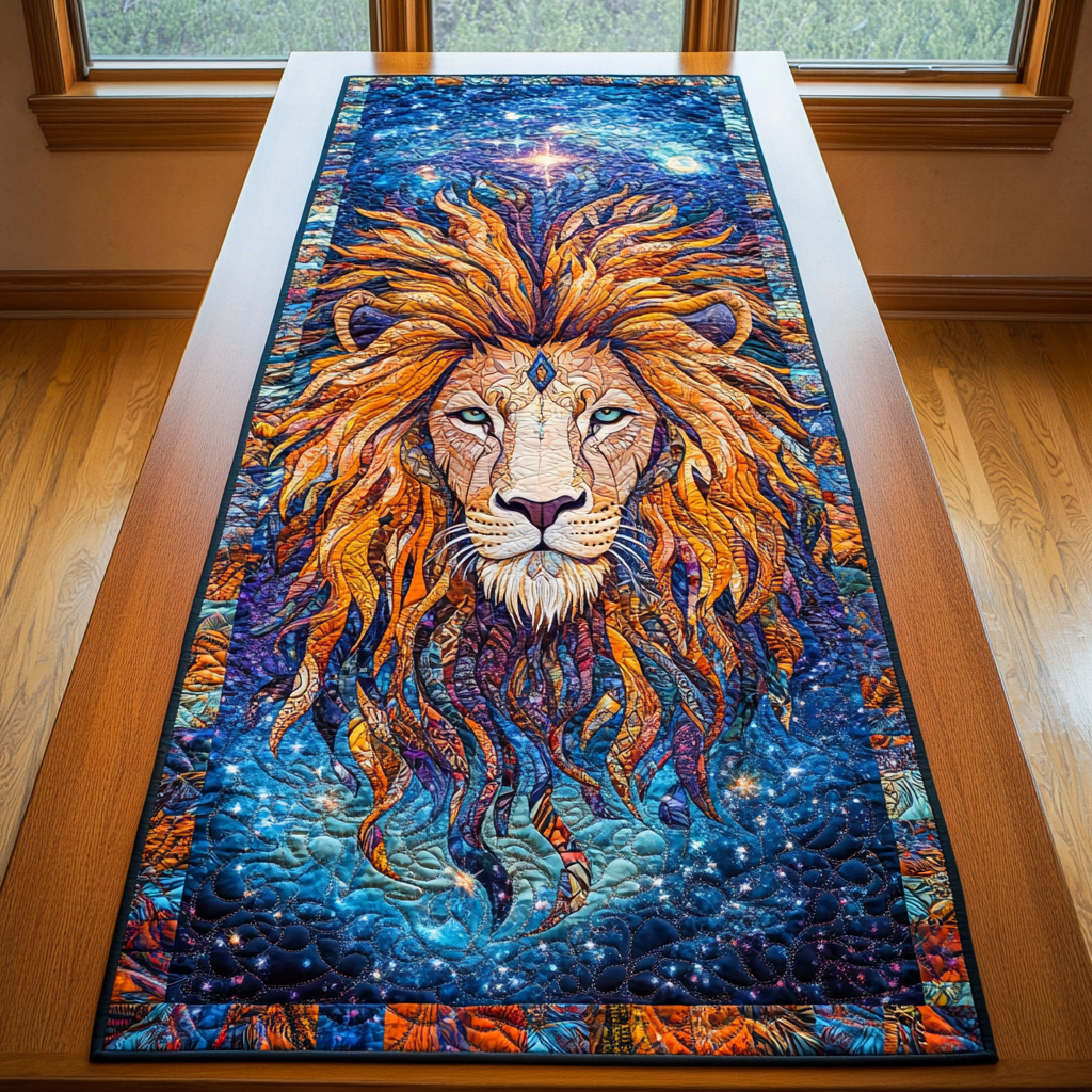Fierce Heart Quilted Table Runner Dining Table Ideas Presents For Lion Lovers