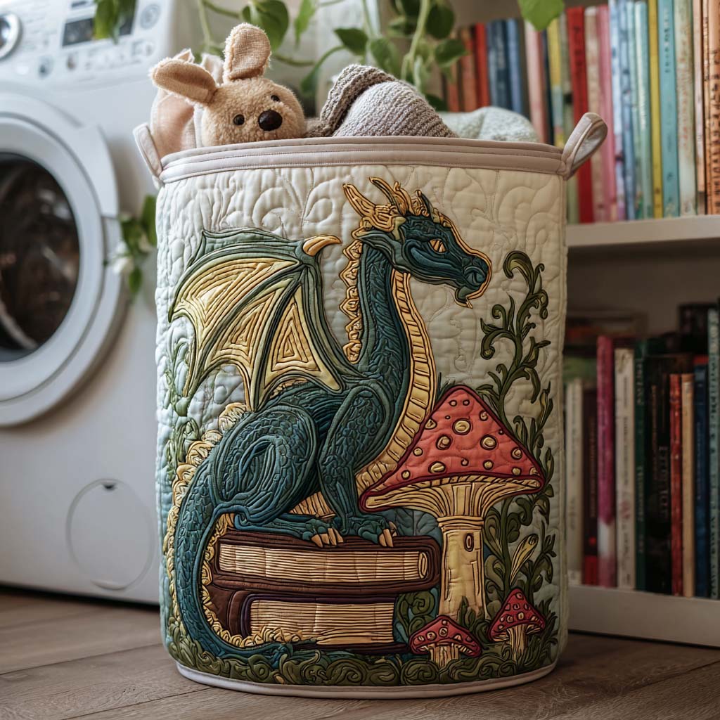 Fiery Path Quilted Laundry Basket Graduation Merch Gift